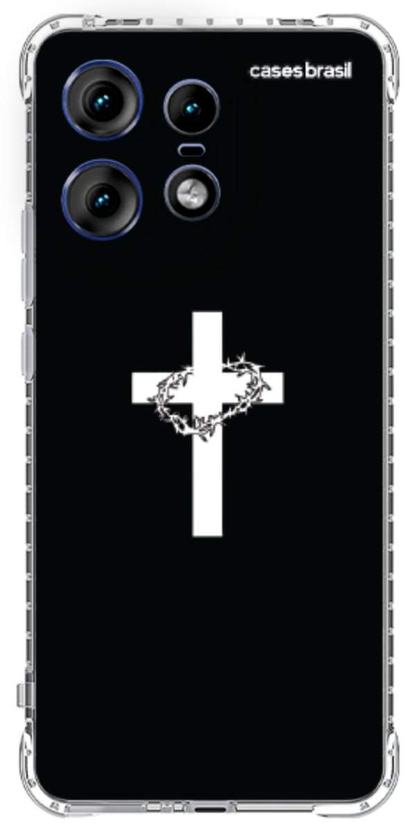 Capinha para Celular Cruz e Coroa