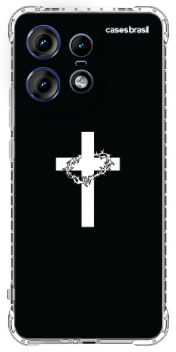 Capinha para Celular Cruz e Coroa