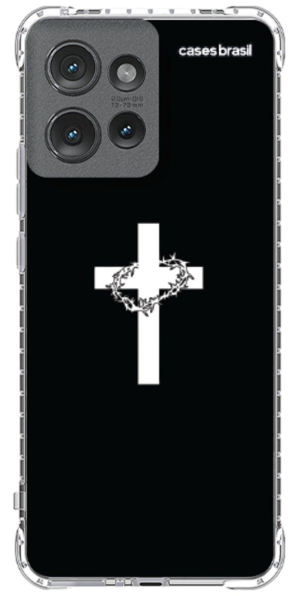 Capinha para Celular Cruz e Coroa