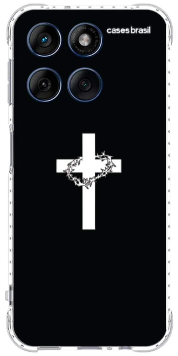 Capinha para Celular Cruz e Coroa