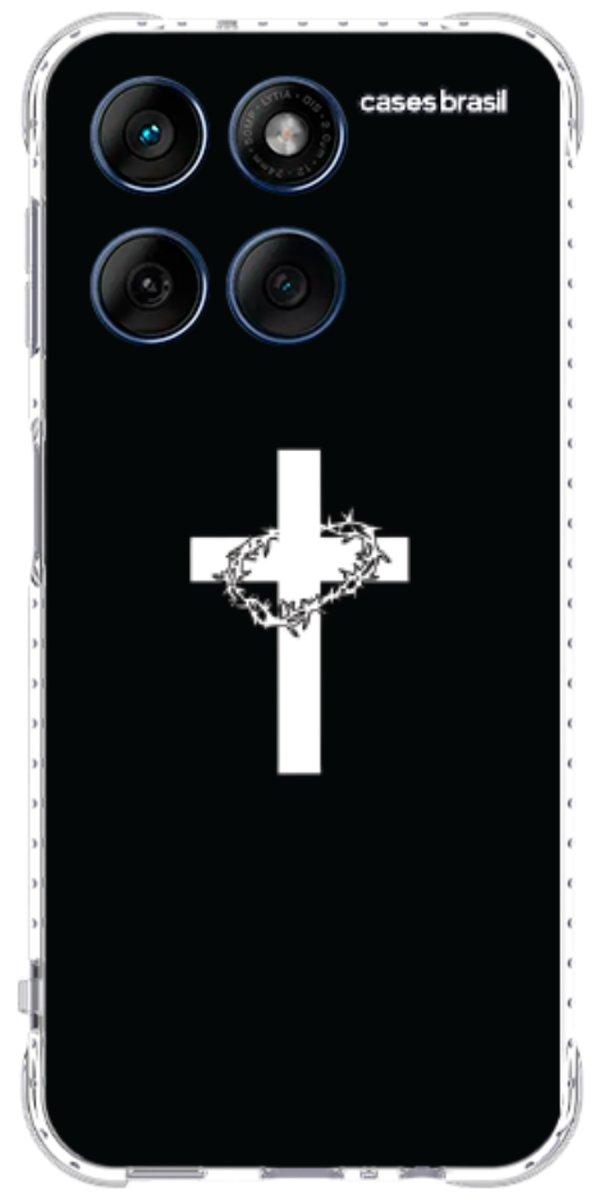 Capinha para Celular Cruz e Coroa