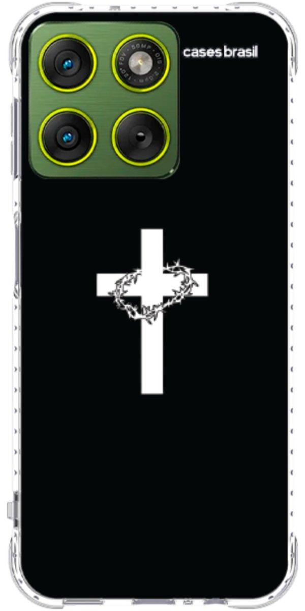 Capinha para Celular Cruz e Coroa