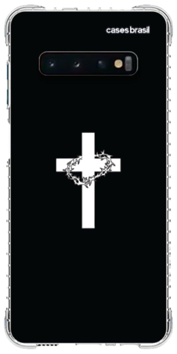 Capinha para Celular Cruz e Coroa