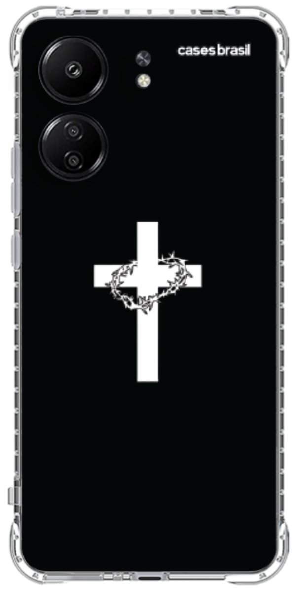 Capinha para Celular Cruz e Coroa