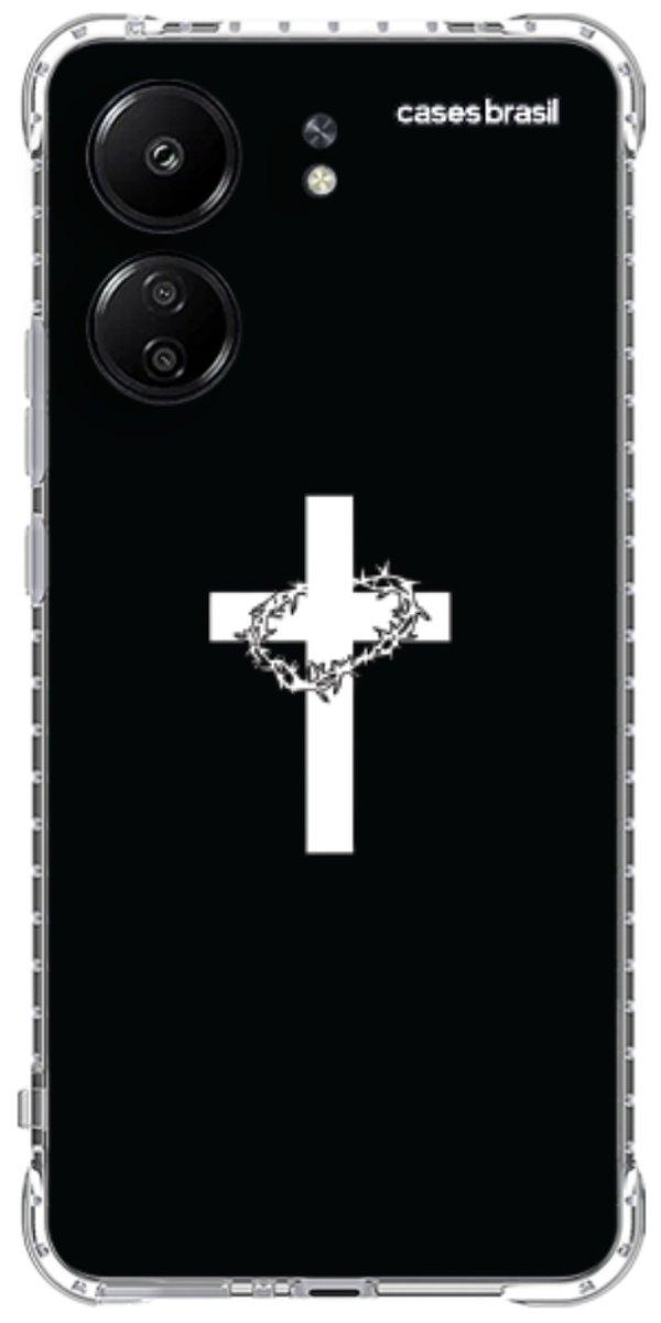 Capinha para Celular Cruz e Coroa