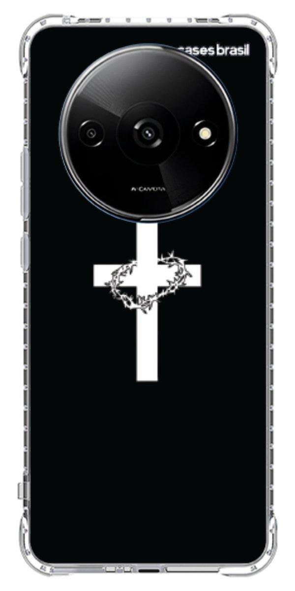 Capinha para Celular Cruz e Coroa