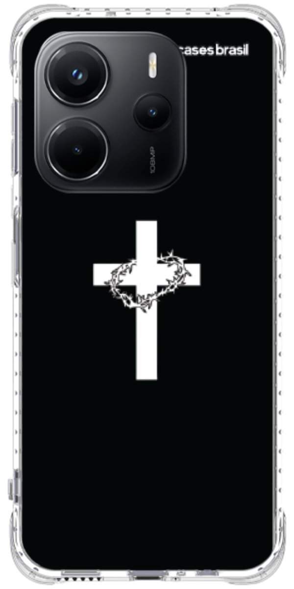 Capinha para Celular Cruz e Coroa