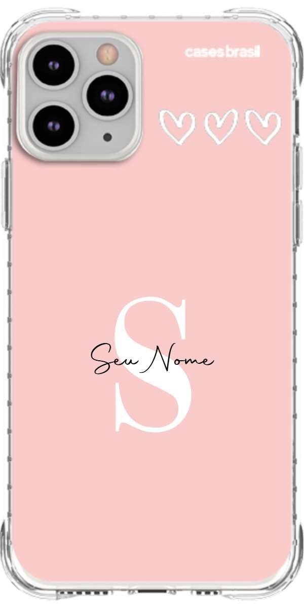Capinha para Celular Trio de Corações
