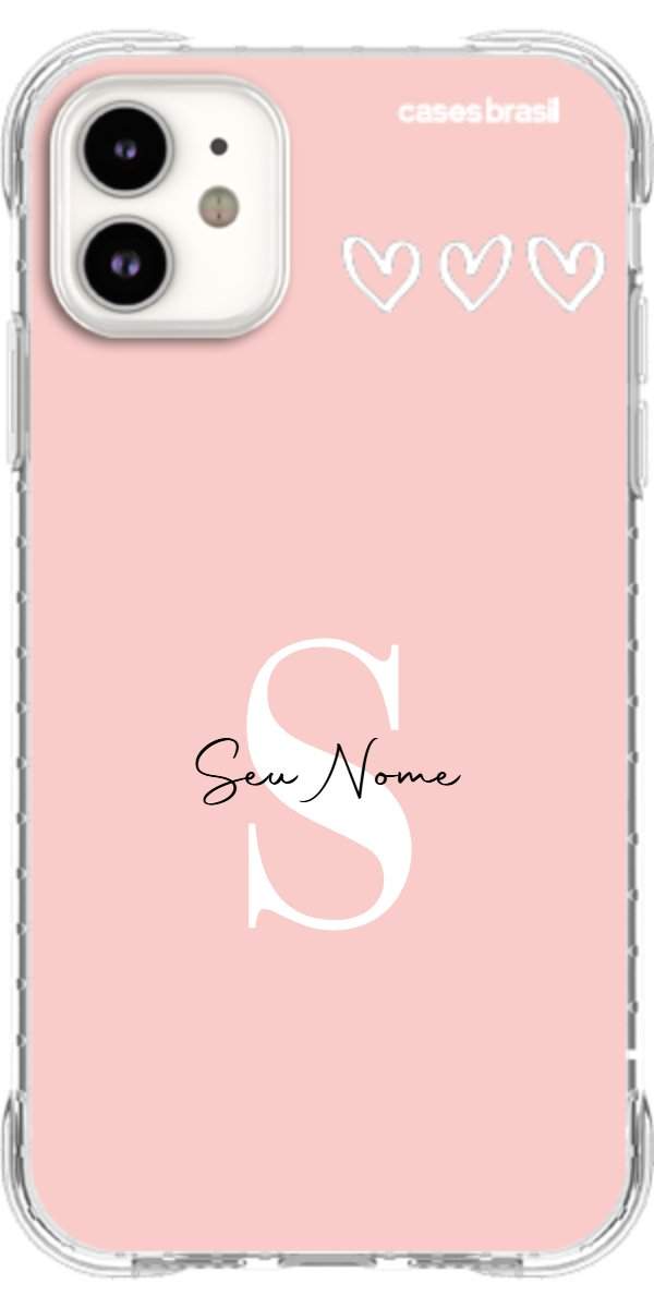 Capinha para Celular Trio de Corações