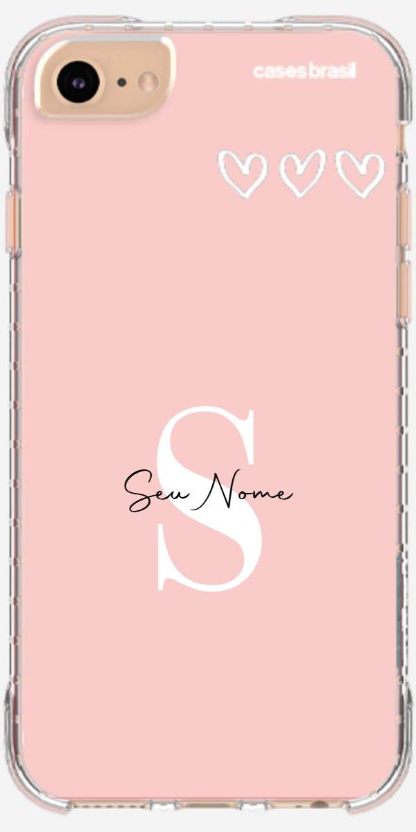 Capinha para Celular Trio de Corações