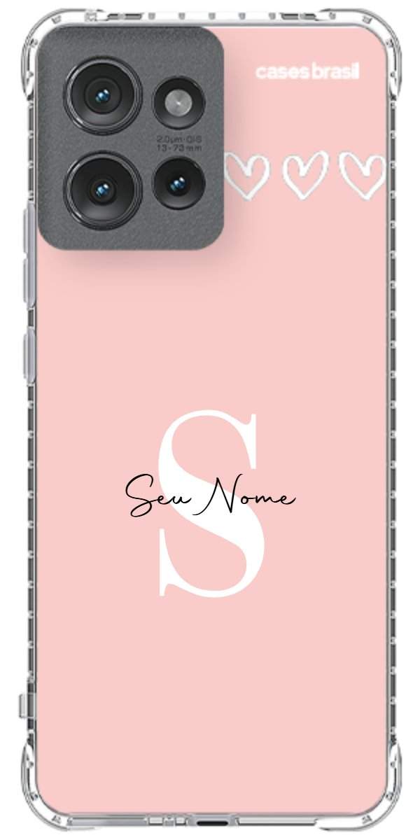 Capinha para Celular Trio de Corações
