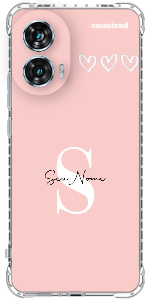 Capinha para Celular Trio de Corações