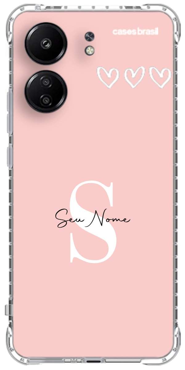 Capinha para Celular Trio de Corações