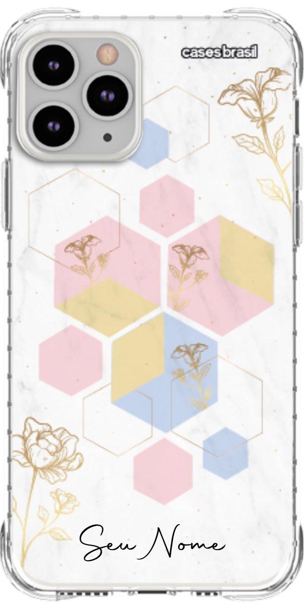 Capinha para Celular Geometria Floral