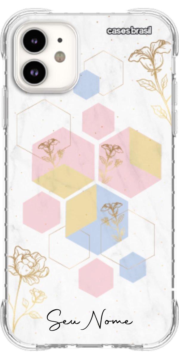 Capinha para Celular Geometria Floral