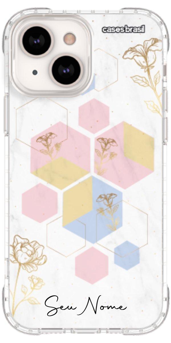 Capinha para Celular Geometria Floral