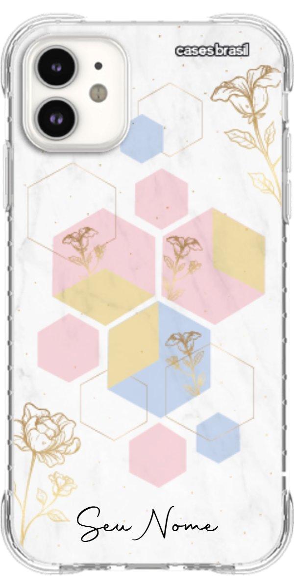 Capinha para Celular Geometria Floral