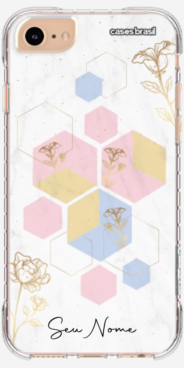 Capinha para Celular Geometria Floral