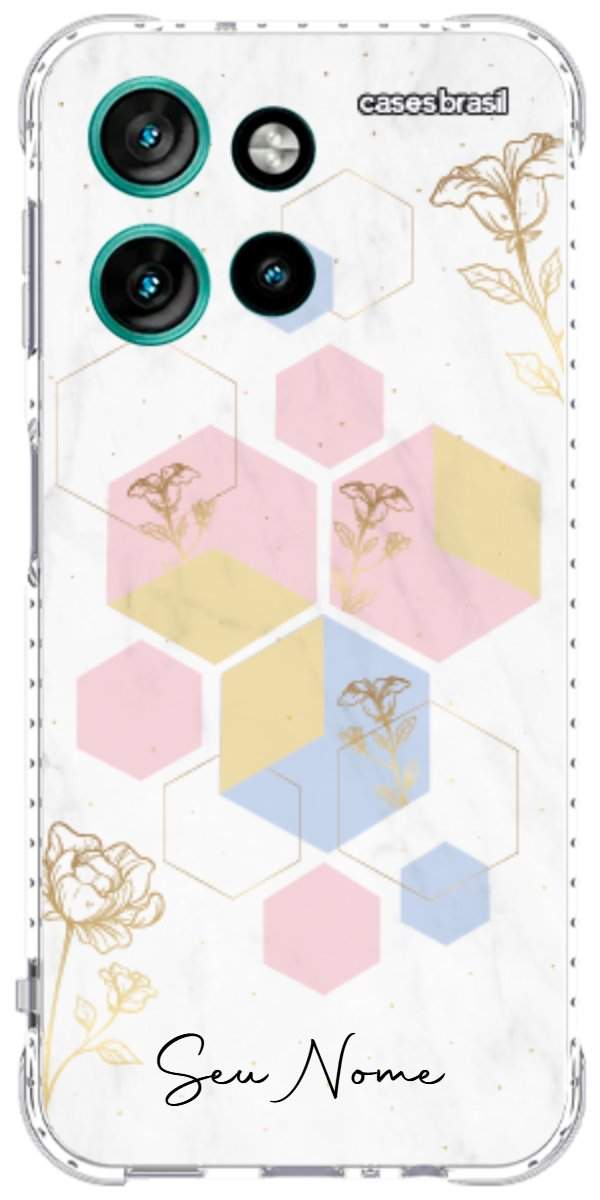 Capinha para Celular Geometria Floral