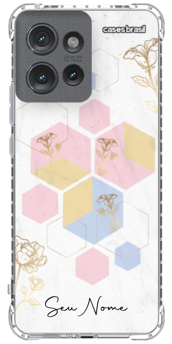 Capinha para Celular Geometria Floral
