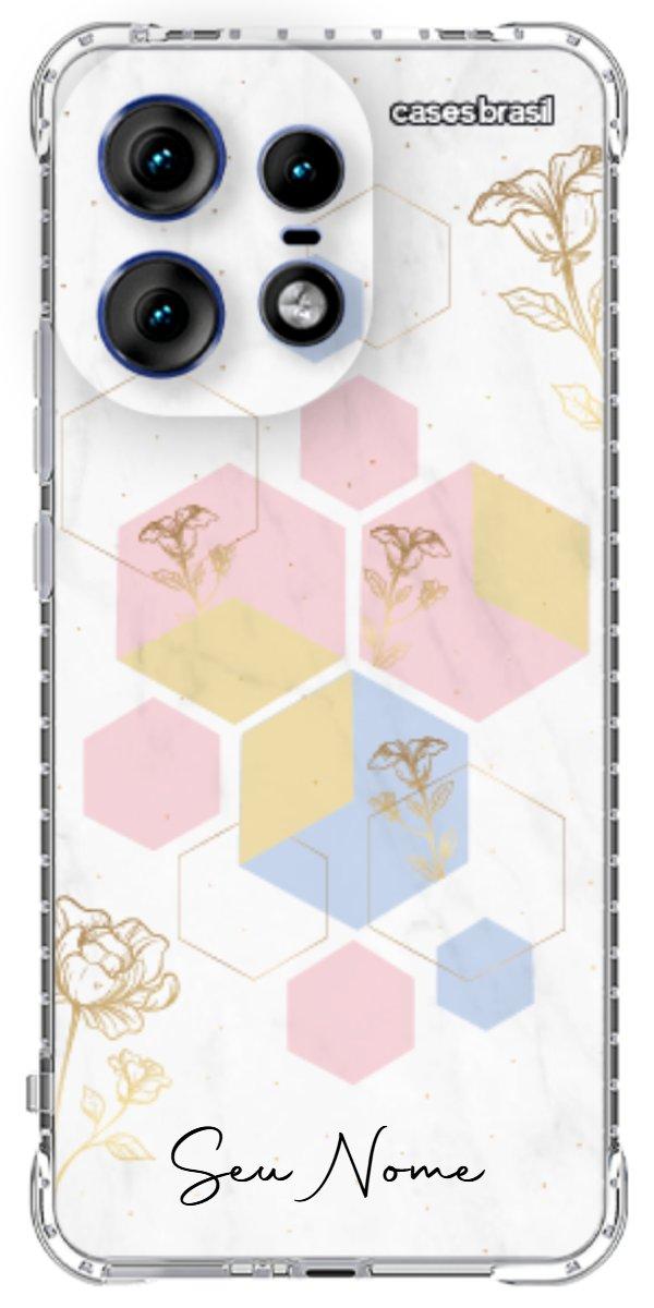 Capinha para Celular Geometria Floral