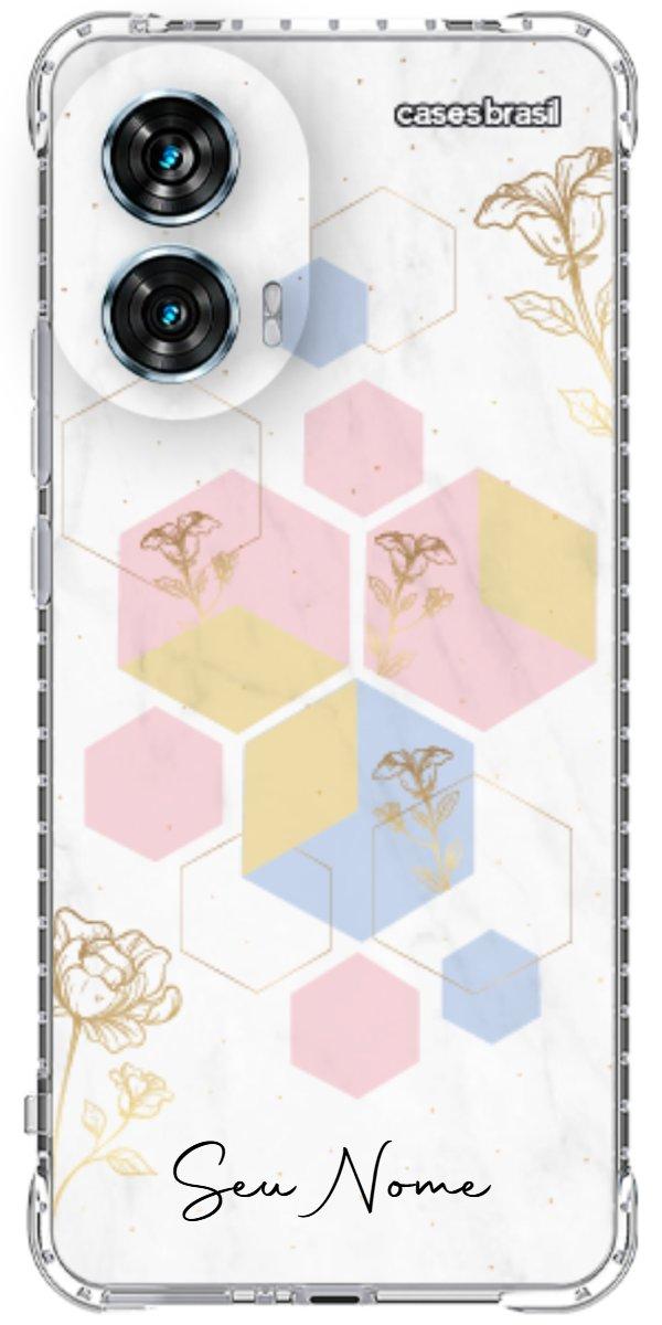 Capinha para Celular Geometria Floral