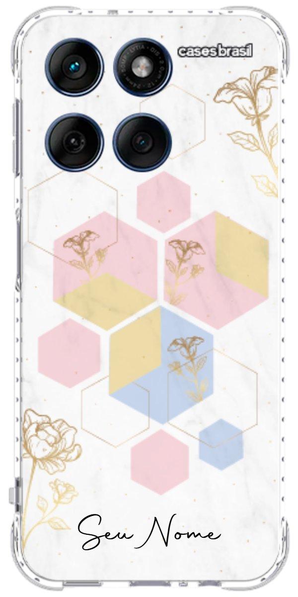 Capinha para Celular Geometria Floral