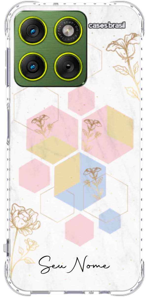 Capinha para Celular Geometria Floral