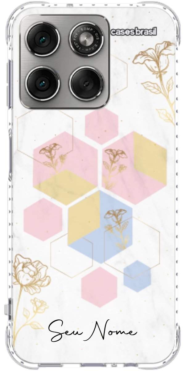 Capinha para Celular Geometria Floral