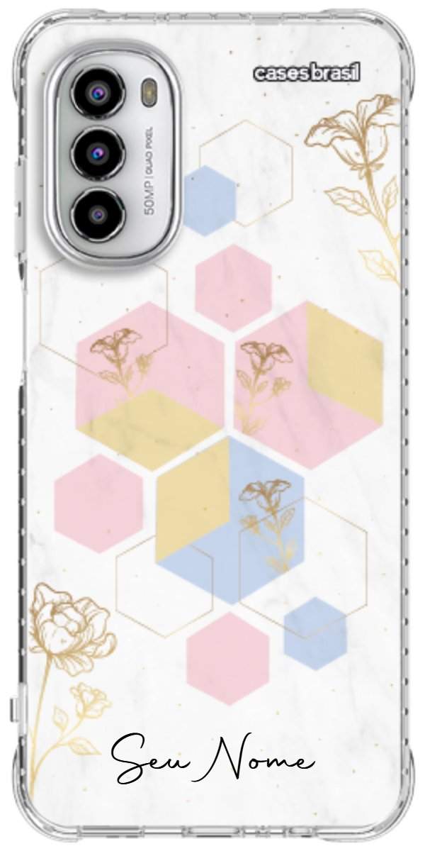 Capinha para Celular Geometria Floral
