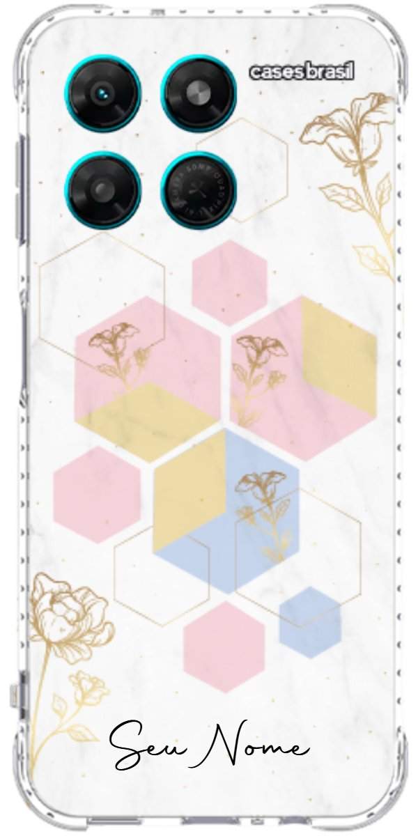 Capinha para Celular Geometria Floral