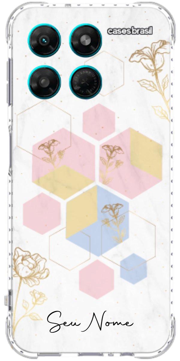 Capinha para Celular Geometria Floral