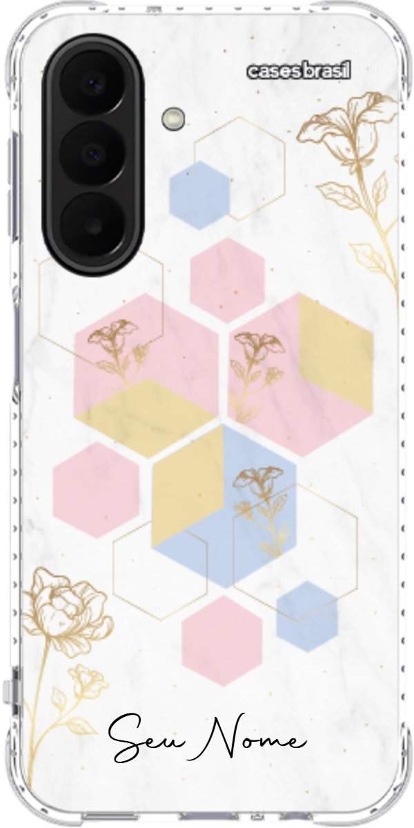 Capinha para Celular Geometria Floral