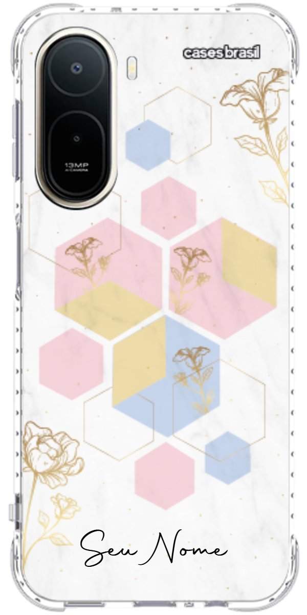 Capinha para Celular Geometria Floral