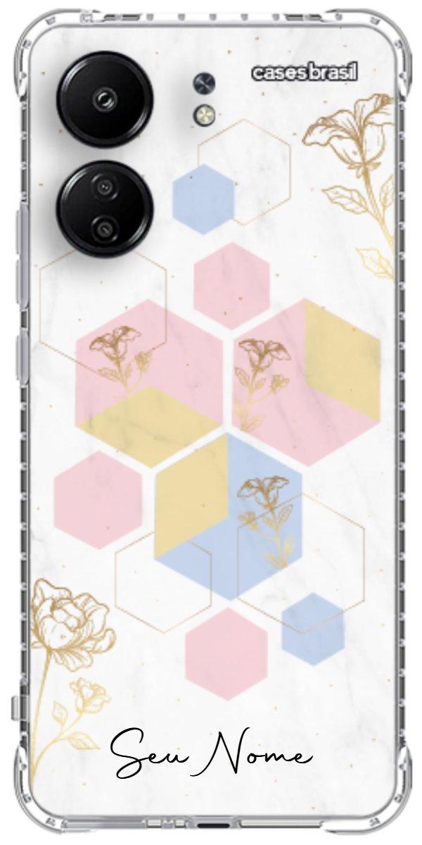 Capinha para Celular Geometria Floral