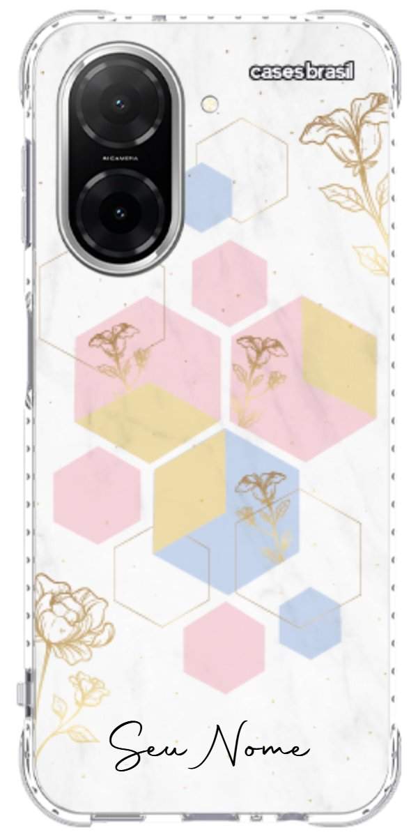 Capinha para Celular Geometria Floral