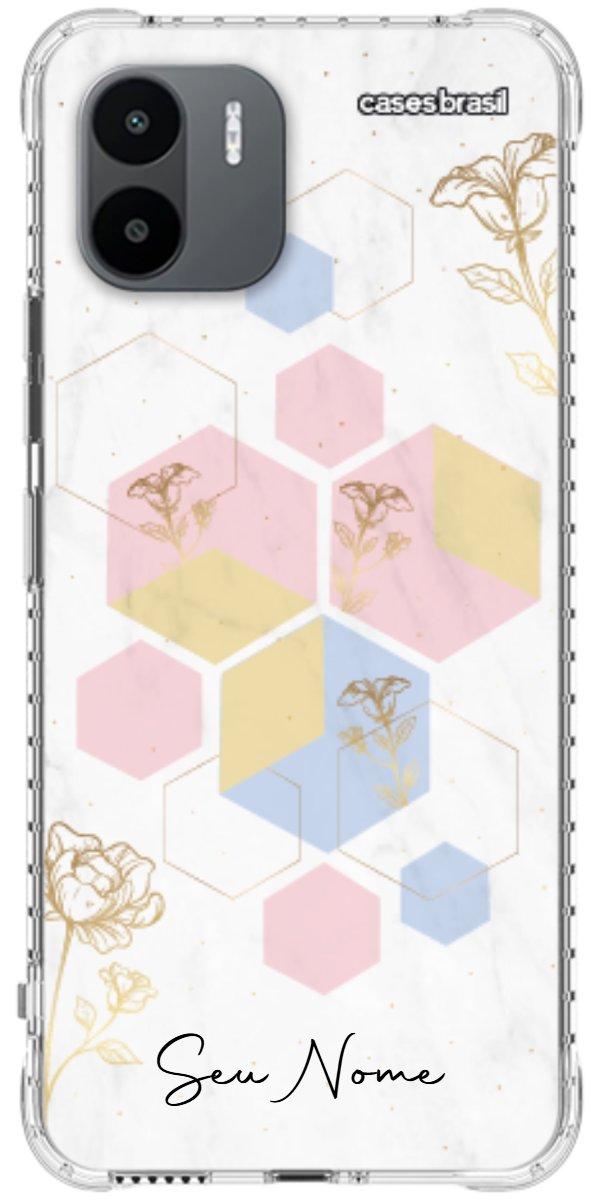 Capinha para Celular Geometria Floral