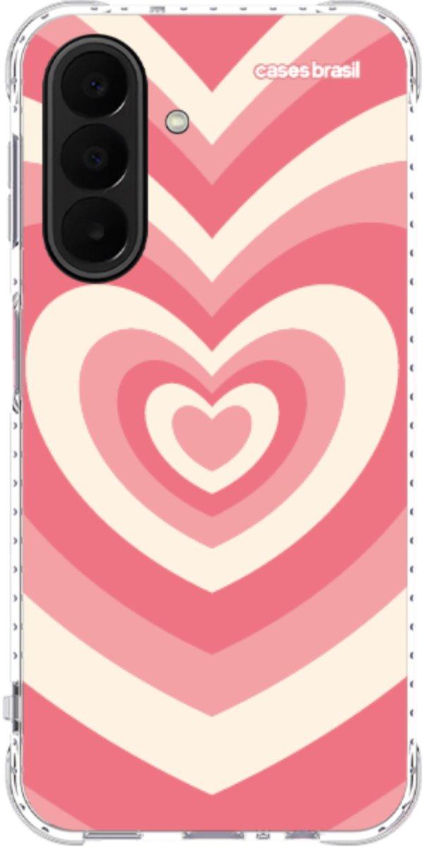 Capinha para Celular Coração Retrô Coral