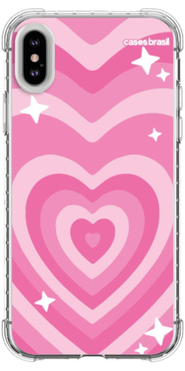 Capinha para Celular Coração Retrô Pink