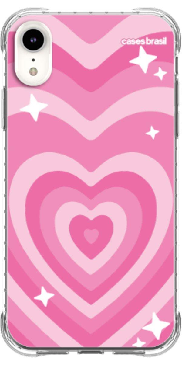 Capinha para Celular Coração Retrô Pink