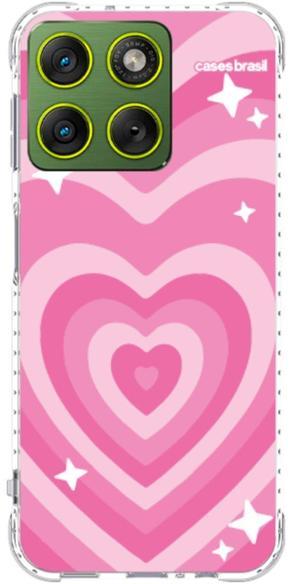 Capinha para Celular Coração Retrô Pink