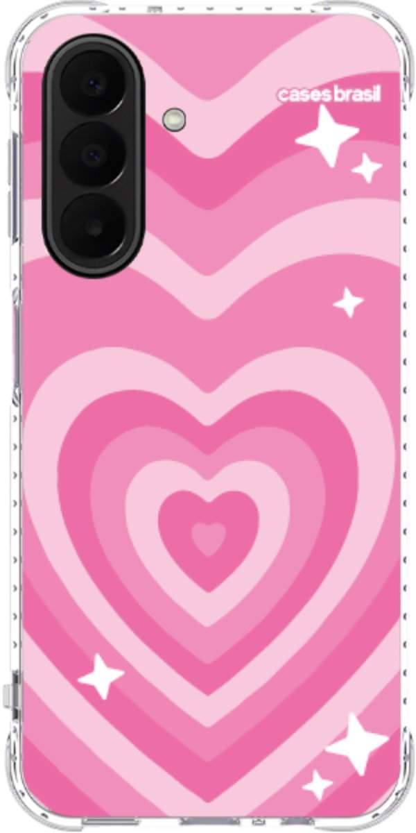 Capinha para Celular Coração Retrô Pink
