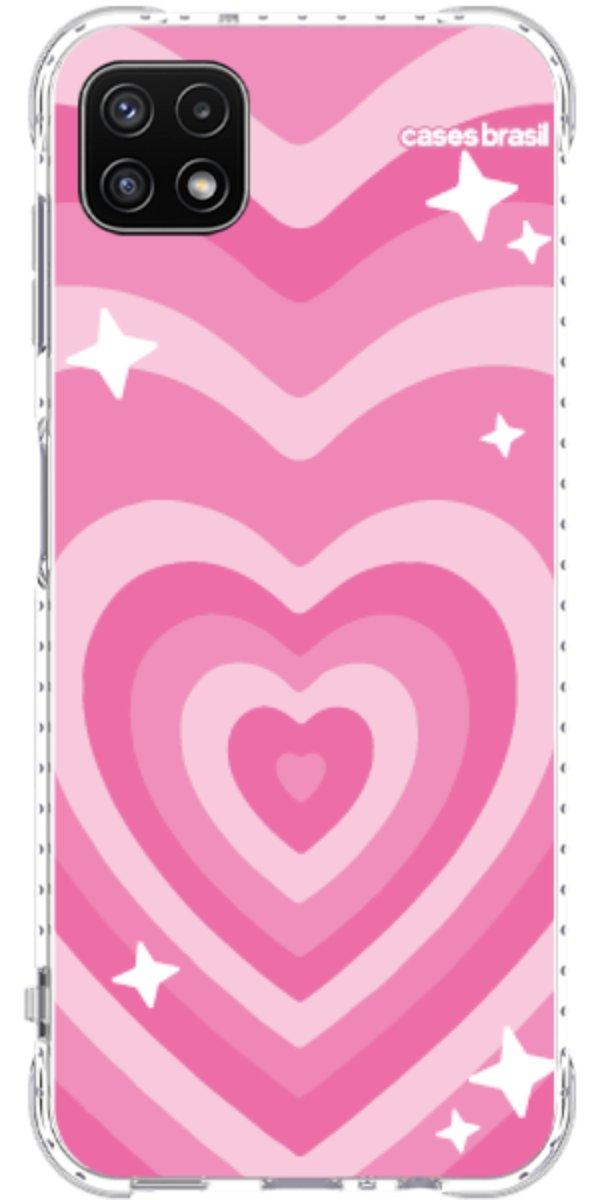 Capinha para Celular Coração Retrô Pink
