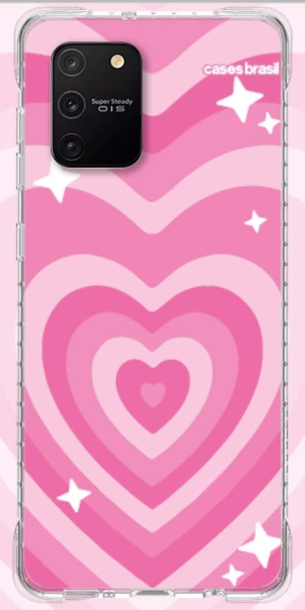 Capinha para Celular Coração Retrô Pink