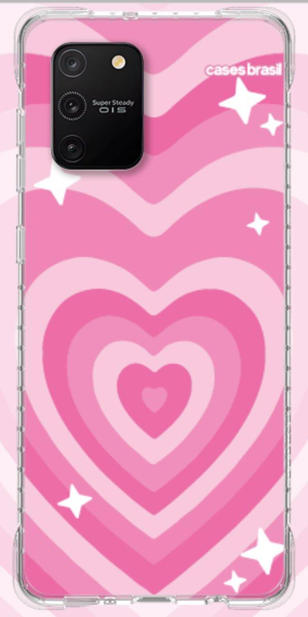 Capinha para Celular Coração Retrô Pink