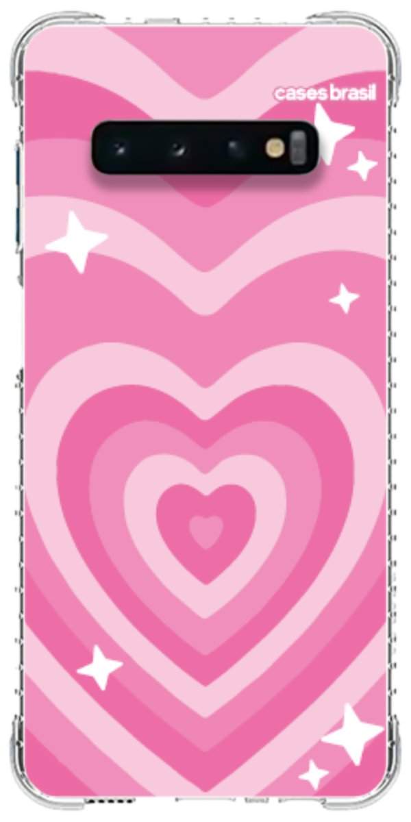 Capinha para Celular Coração Retrô Pink