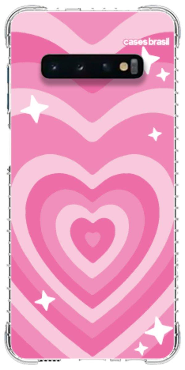 Capinha para Celular Coração Retrô Pink