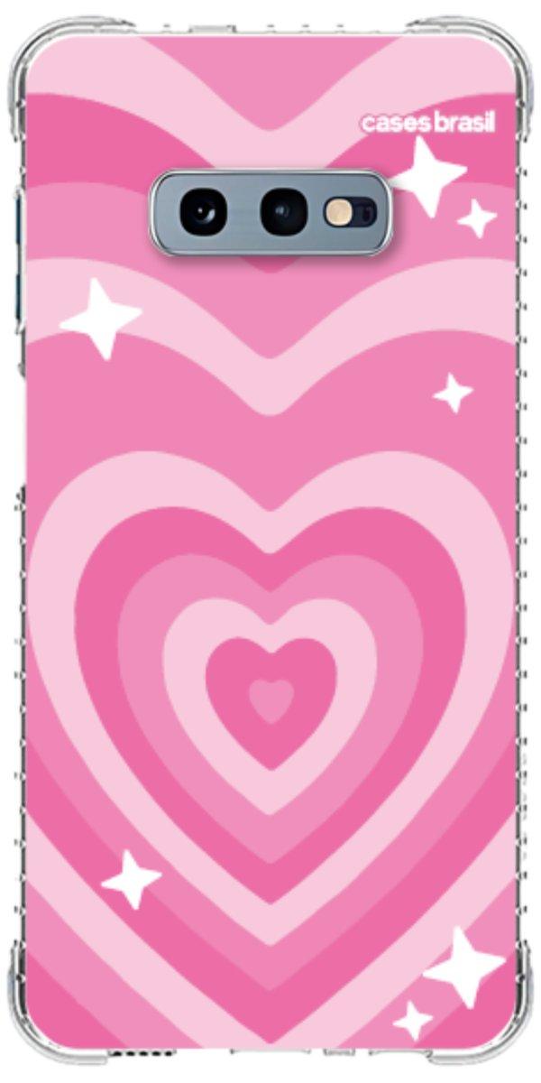 Capinha para Celular Coração Retrô Pink