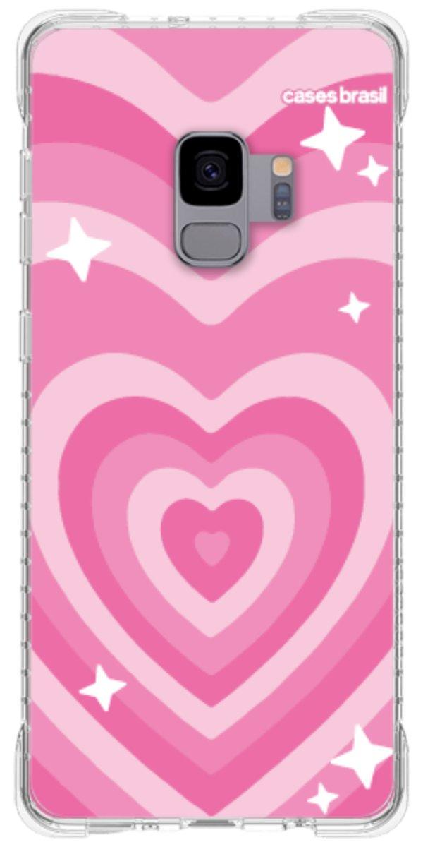 Capinha para Celular Coração Retrô Pink