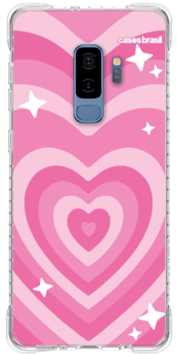 Capinha para Celular Coração Retrô Pink